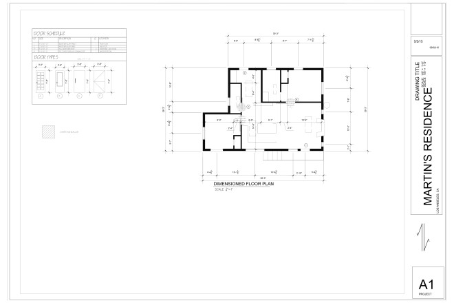 Dimensioned Floor Plan
